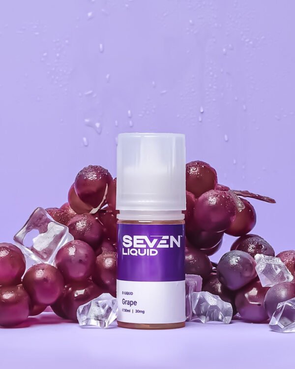 Grape Saltnic E Liquid by Seven Liquid 30 Mg