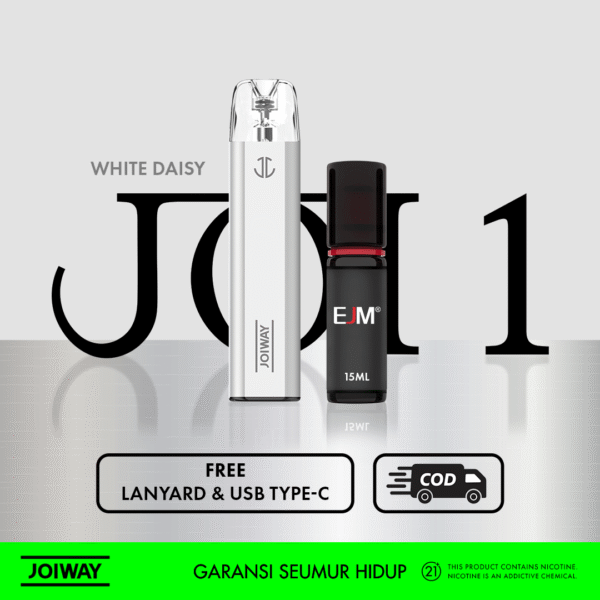 JOIWAY Pod JOI1 FREE Liquid Tickets 15ml - White Daisy