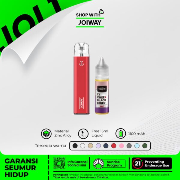JOIWAY Pod JOI1 FREE Liquid Tickets 15ml All Series - Gambar 4
