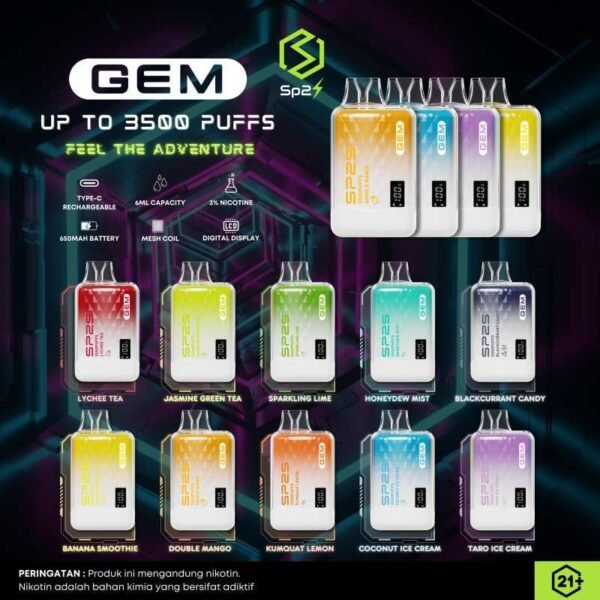 GEM Disposable 3500 Puff 6ml