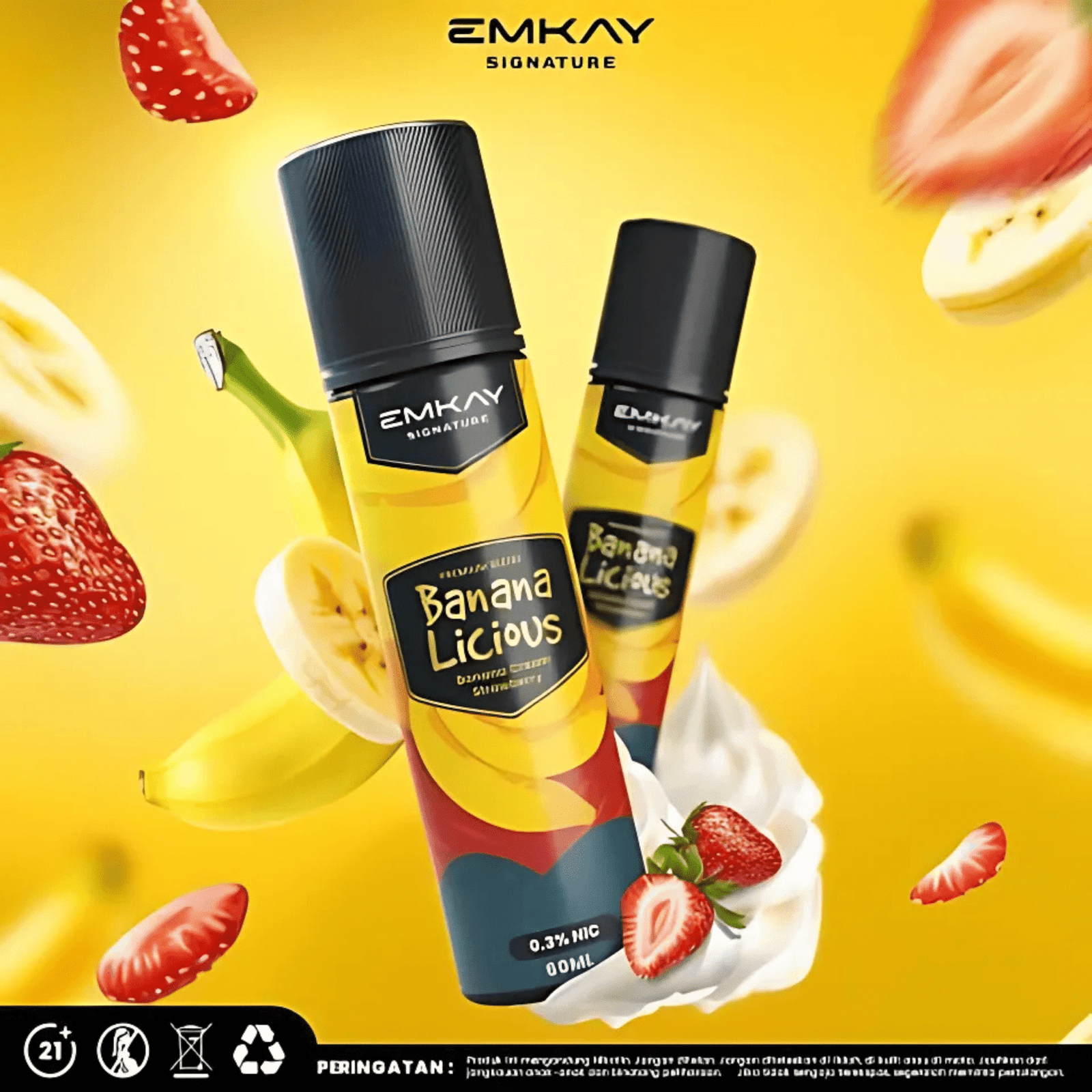 Bananalicious Freebase 60ml EMKAY