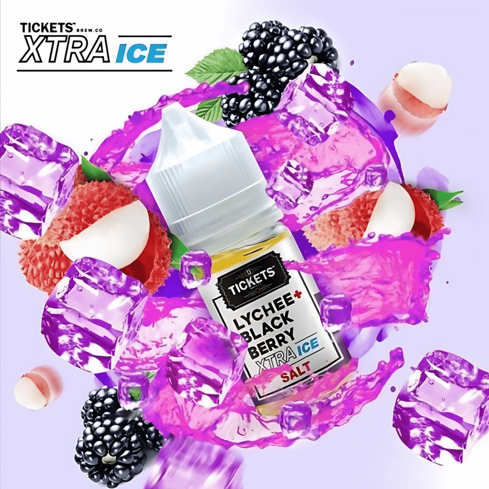 Tickets Xtra Ice Lychee Blackberry Salt Nic 30ml