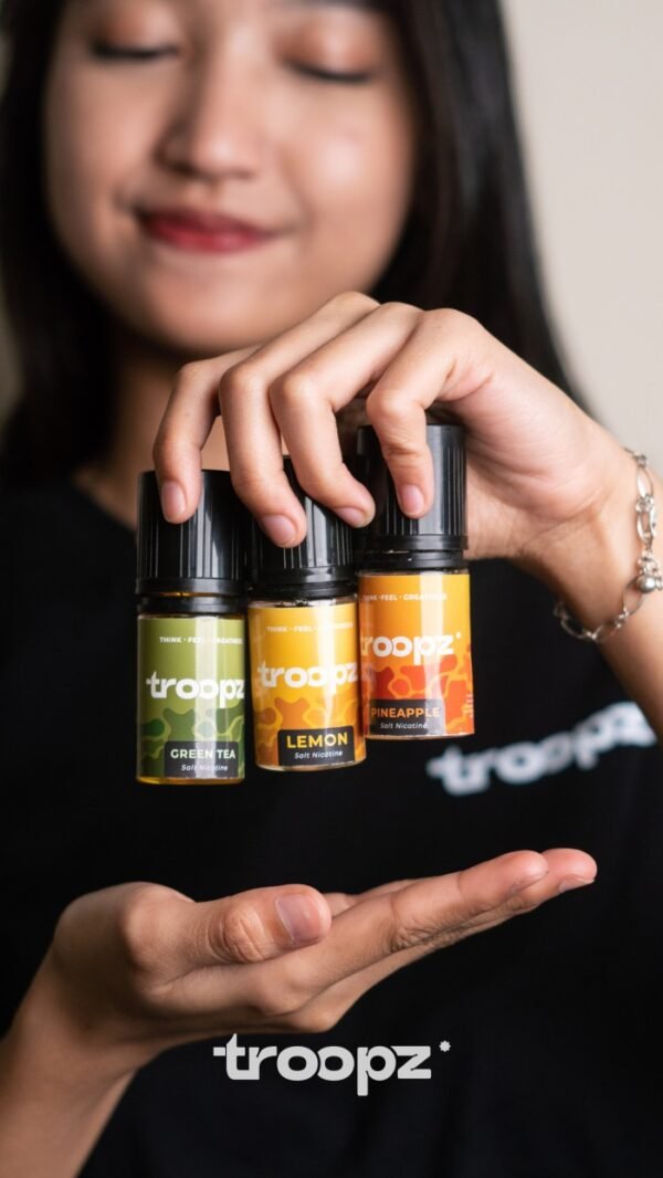 Liquid Saltnic Fruity Troopz 30ml Lemon