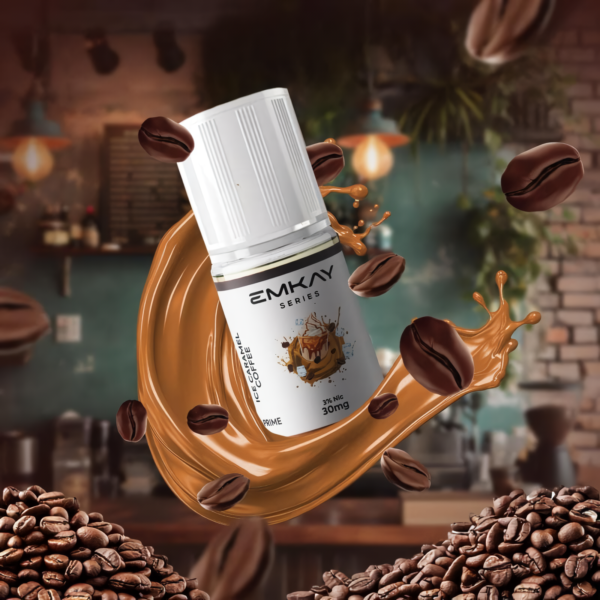 EMKAY Liquid Ice Caramel coffee (30ml) - Saltnic