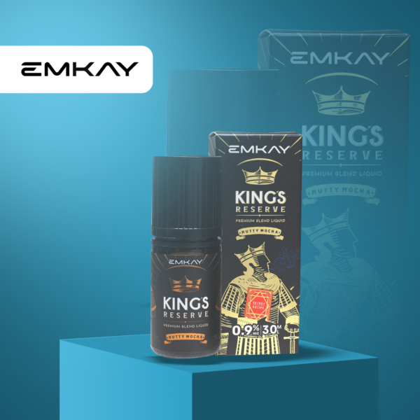 EMKAY Liquid Kings Reserve Nutty Mocha (30ml) - Saltnic