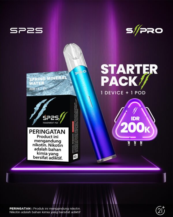 SP2S SII PRO STATER PACK 1 DEVICE + 1 POD