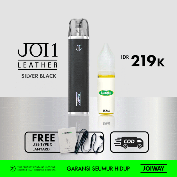 JOIWAY Pod JOI1 Leather - FREE Liquid Buaqita/Liquid Hanna 15ml - Gambar 5