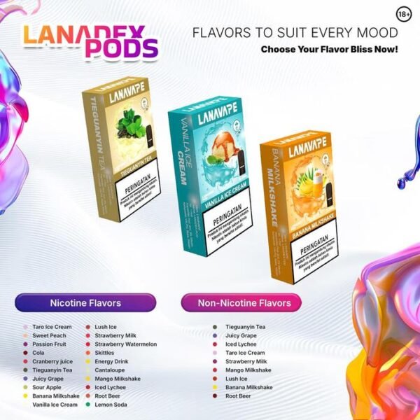 Lanavape LANADEX PODS 3%