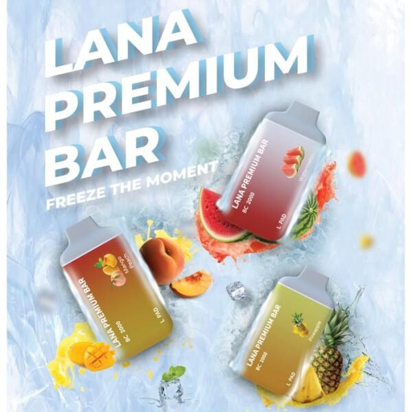 Lanavape Lana Premium Bar 2000 Puffs Vape Elektrik Disposable